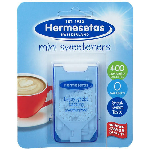 HERMESETAS mini édulcorants (400 pièces)