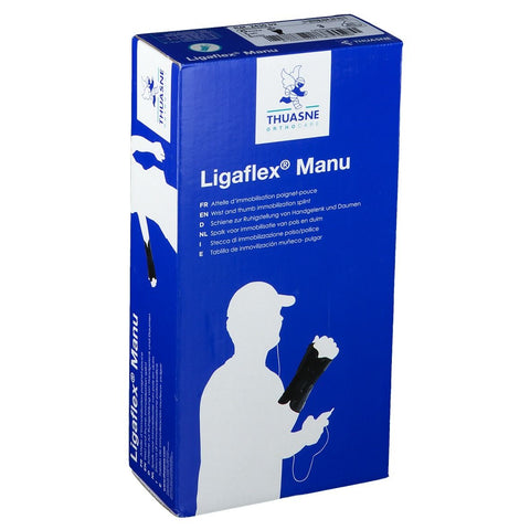 Thuasne Ligaflex Manu linke Handgelenkstütze schwarz Gr. 3
