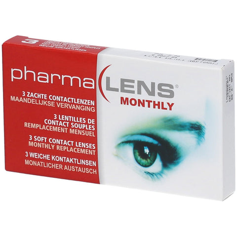 pharmaLENS® MONTHLY Linsen -2.00 (3 Paar)