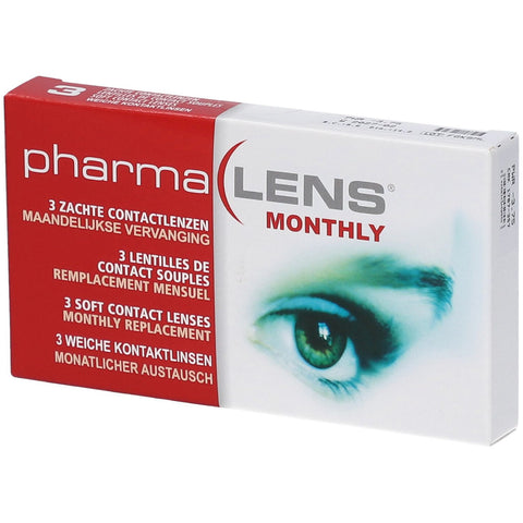pharmaLENS® lentilles mensuelles -3.75