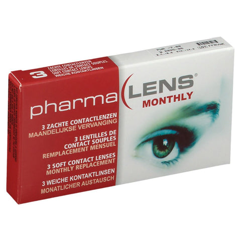 pharmaLENS® MONTHLY lentilles -7.00 (3 pièces)