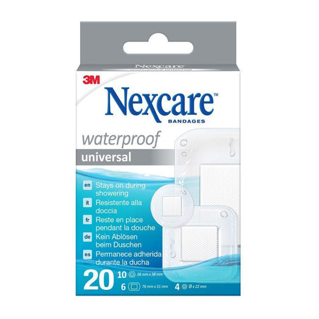 Nexcare Universal Waterproof Pansements (20 pièces)