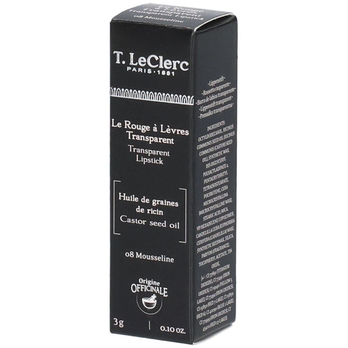 T.LeClerc Rouge à lèvres transparent (3 g)