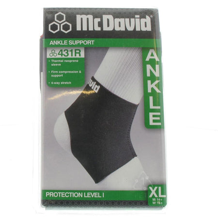 McDavid Soutien Cheville Noir Taille XL