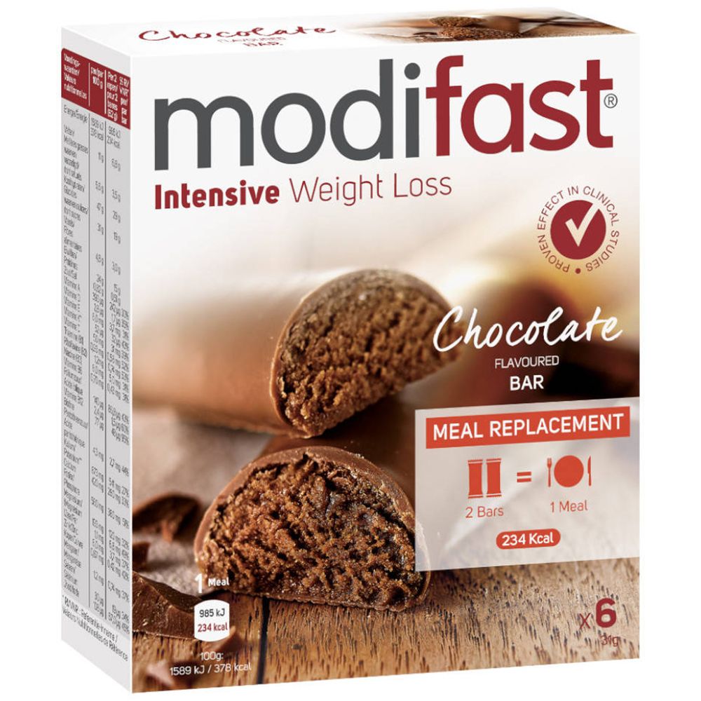 Modifast Snack&Meal Lunch Barre Chocolat (6 x 31 g)