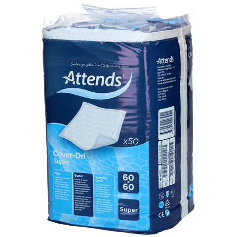 Attends Cover Dry Super Alèses (60 x 60 cm)