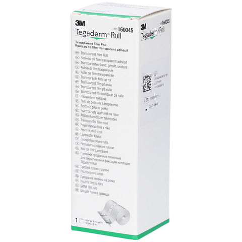 3M Tegaderm Roll – Pansement transparent en rouleau 10 cm x 2 m 16004S – 1 pièce