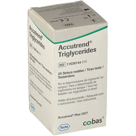 Accutrend Triglycerides bandelettes réactives (25 pièces)