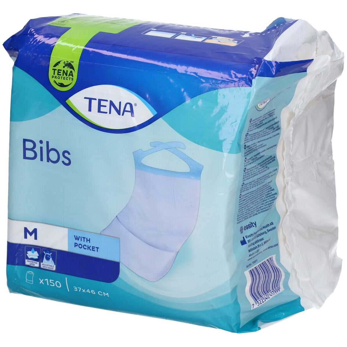 TENA BIB Medium bavoir jetable 37x48 cm