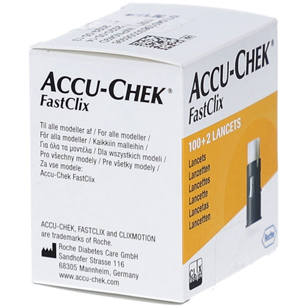 ACCU-CHEK® Fastclix Lancettes (102 pièces)