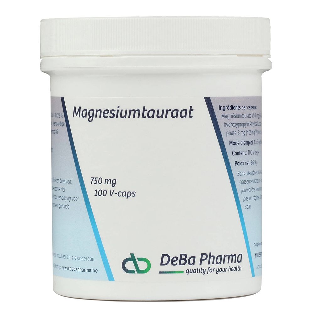Deba Pharma Taurate de magnésium 750 mg (100 gélules)