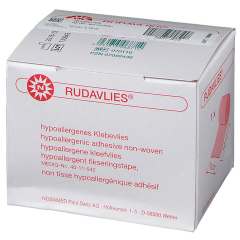 Nobamed® Rudavlies® Hypoallergenes, selbstklebendes Vlies auf Rolle 10 cm x 10 m