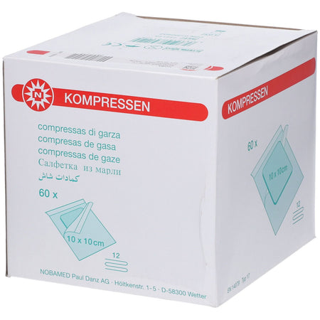 Nobamed® Compresses de gaze stériles 10 x 10 cm