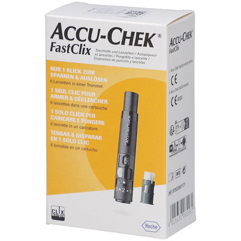ACCU-CHEK® FastClix Stechhilfe + 6 Lanzettenkartuschen