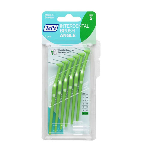 TePe Angle™ Interdentalbürsten Grün Vorteilspackung 0,8 mm 20 Stück