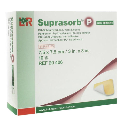 Suprasorb P 7,5 x 7,5 cm (10 Stück)