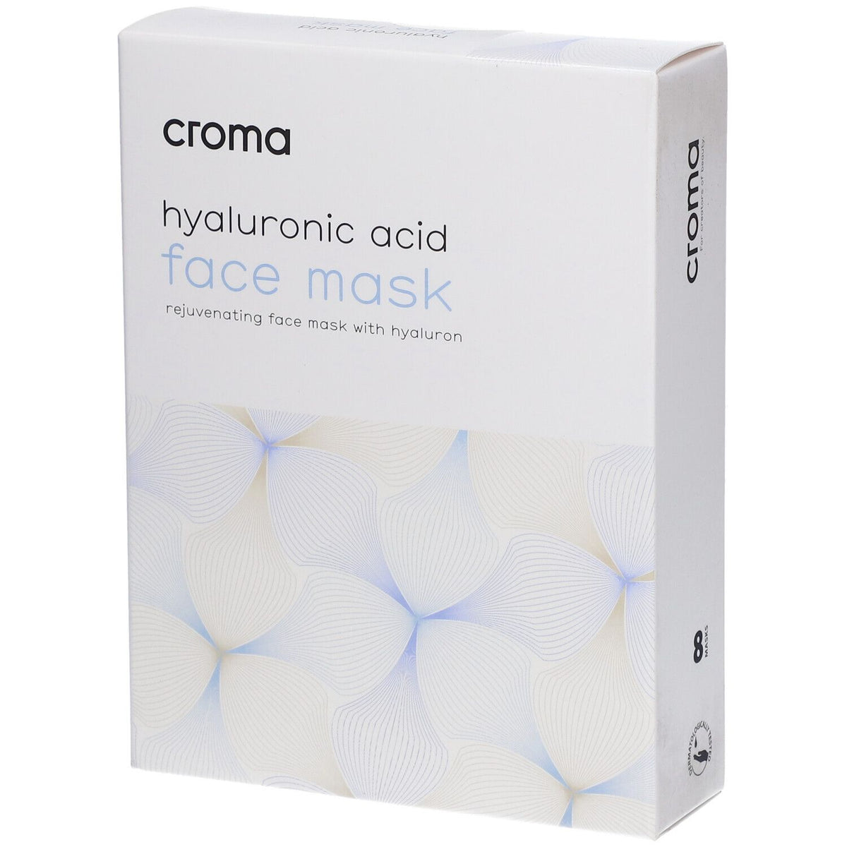 Croma® Masque visage à l'acide hyaluronique (8 pièces)