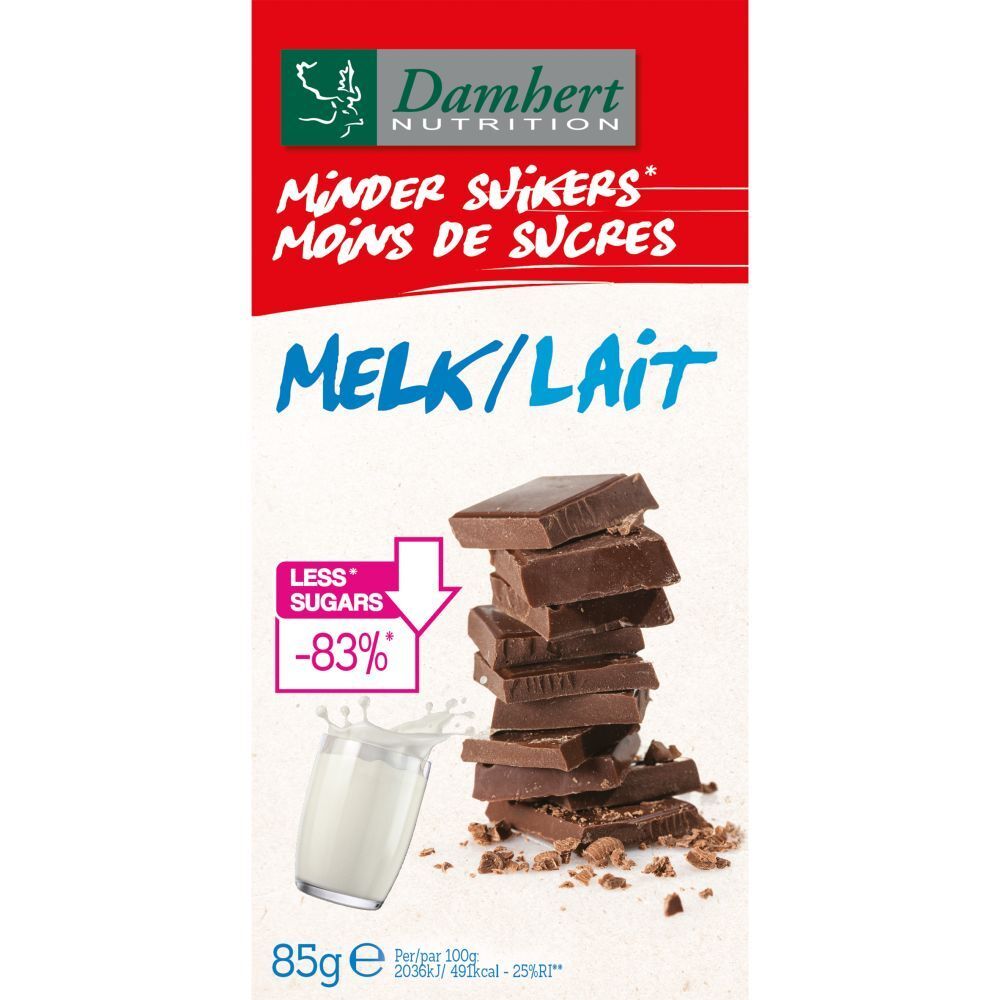 Damhert Chocolat sans sucre (85 g)