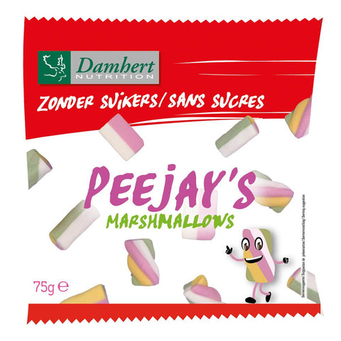 Damhert PeeJay's Marshmallows sans sucre (75 g)
