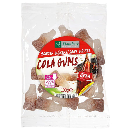 Damhert bouteilles de cola sans sucre (100 g)