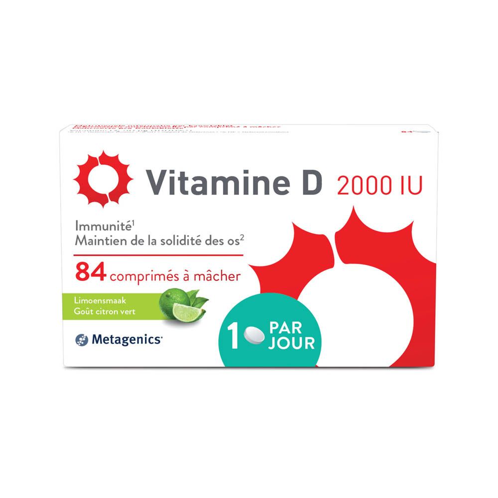 Metagenics Vitamine D 2000 UI (84 comprimés)