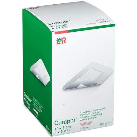 Curapor® Pansements chirurgicaux stériles 8 cm x 10 cm