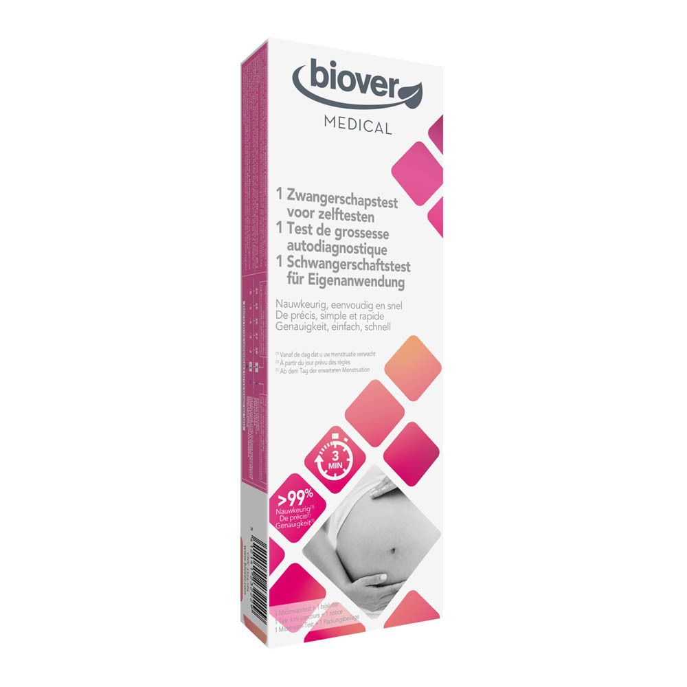 Biover Medical Test de grossesse (1 pièce)