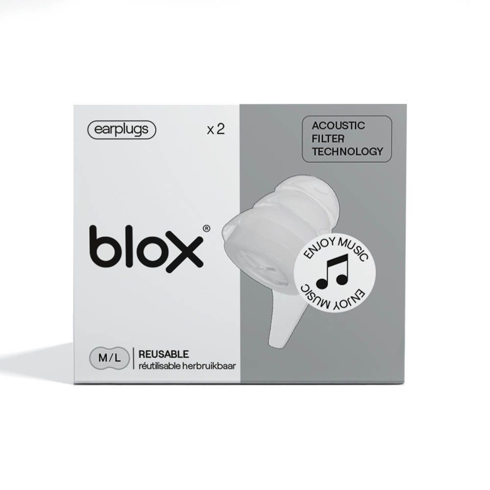 Blox Music bouchons d'oreille transparents (1 pièce)