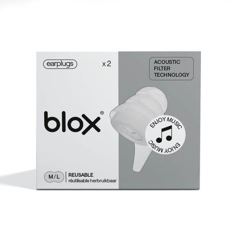Blox Music bouchons d'oreille transparents (1 pièce)