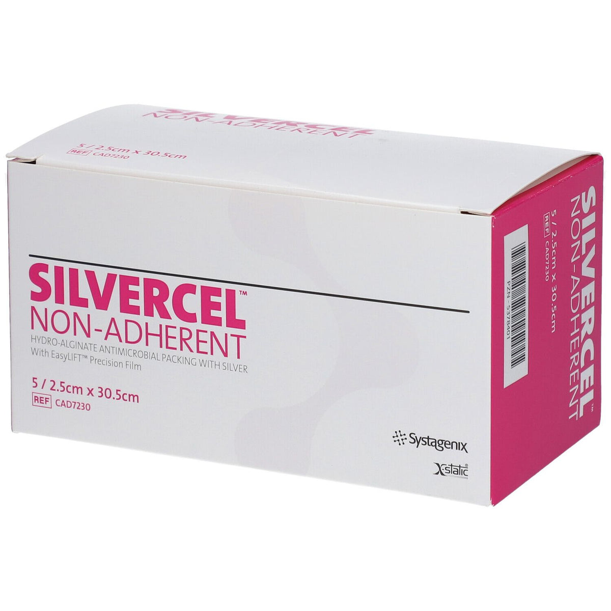 Silvercel Pansement non adhérent Hydro Alginate 2,5x30,5 cm CAD7230