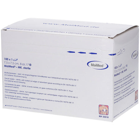 MaiMed® Compresse 7,5 x 7,5 cm stérile