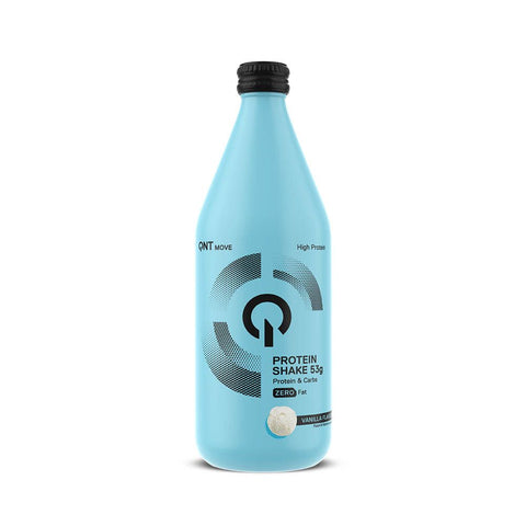 QNT Protein Shake (53 g de protéines) bouteille en verre vanille (500 ml)
