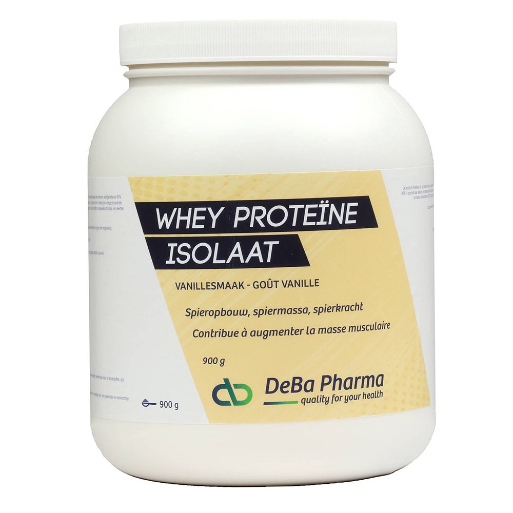 DeBa Pharma Whey Protéine Isolat Vanille (900 g)