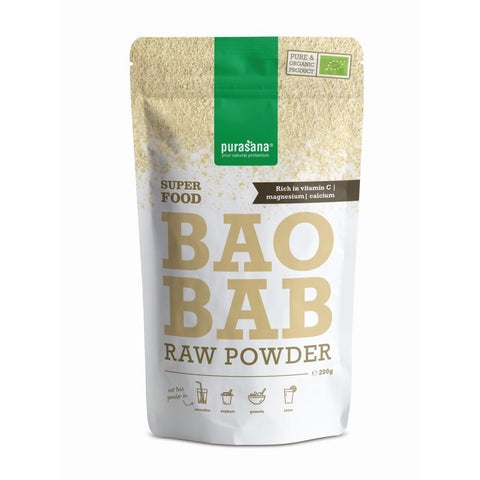 Purasana Bao Bab poudre crue (200 g)