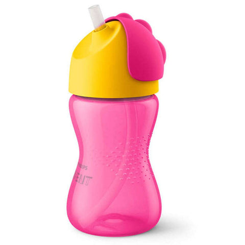 Philips Avent gobelet avec paille rose (300 ml)