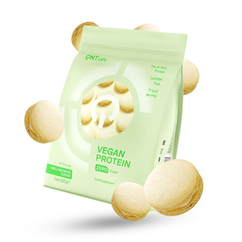 QNT Vegan Protein Macaron Vanille (500 g)