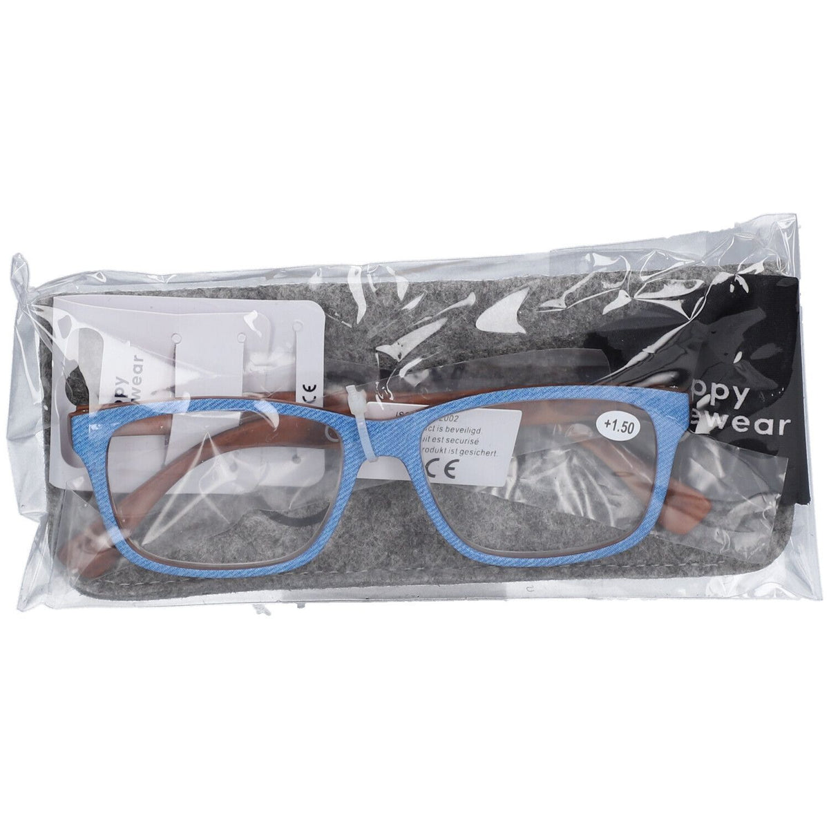 Pharma Glasses Lunettes Palerma Jeans +1.50