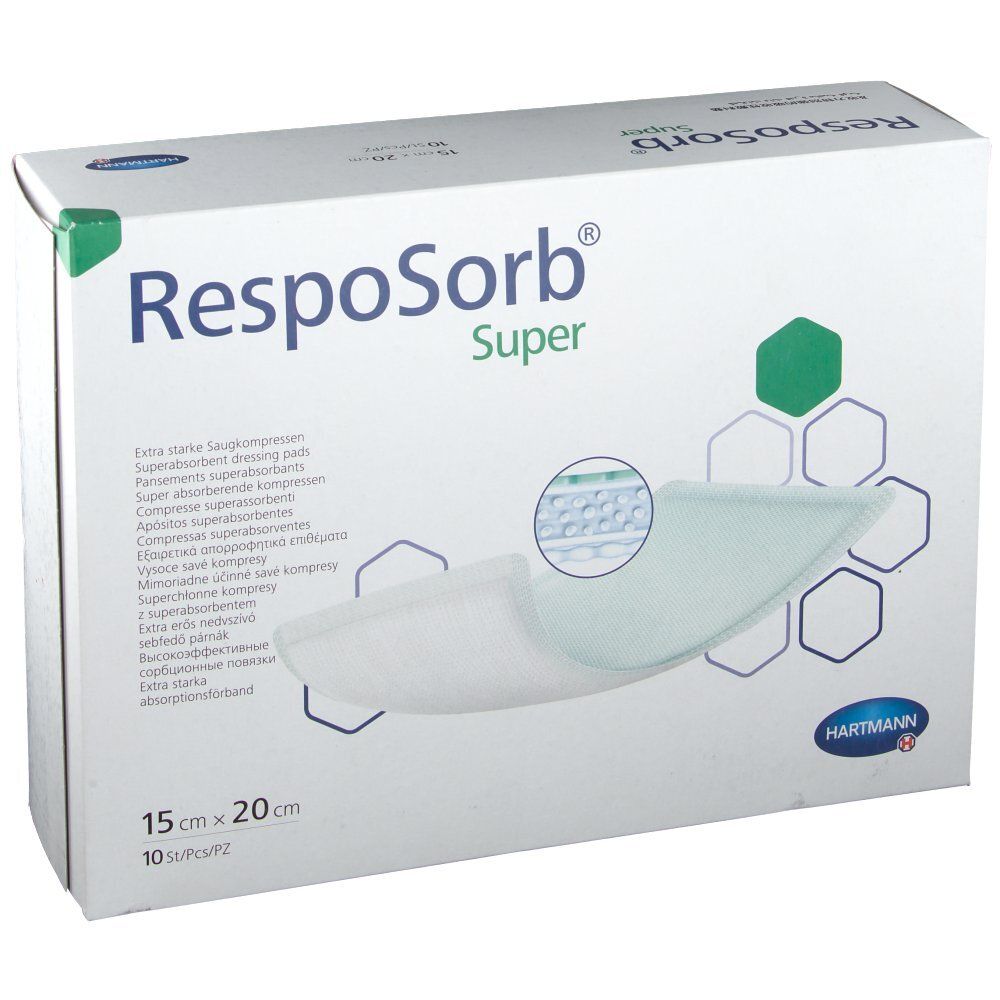 Hartmann RespoSorb Super pansement 15x20 cm