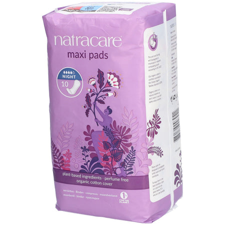 Natracare® Serviettes Maxi Nuit (10 pièces)