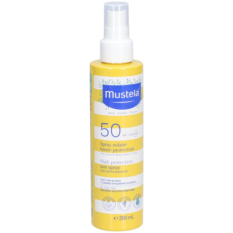 Mustela Spray Solaire Haute Protection SPF50 (200 ml)