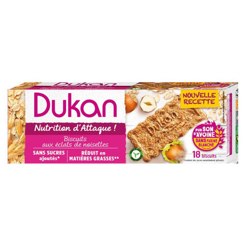 Dukan Kekse mit Haselnussstückchen (225 g)
