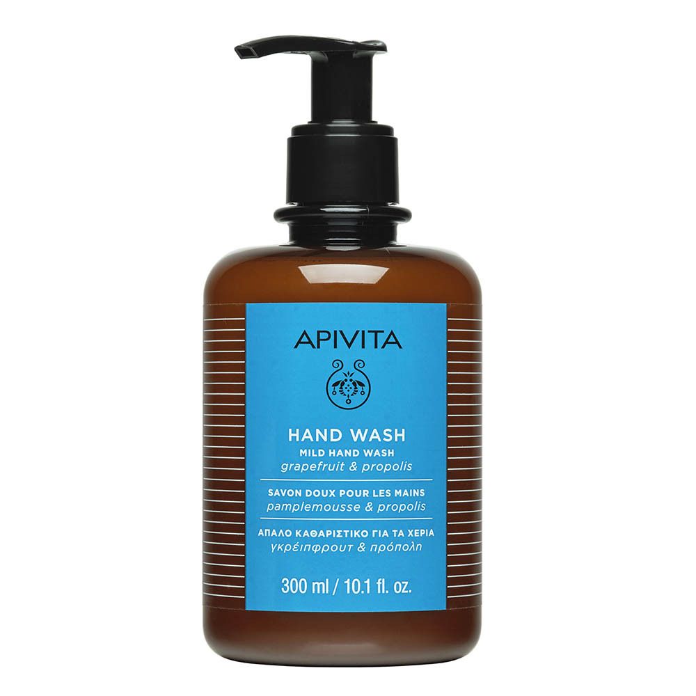 Apivita gel lavant doux pour les mains pamplemousse et propolis (300 ml)