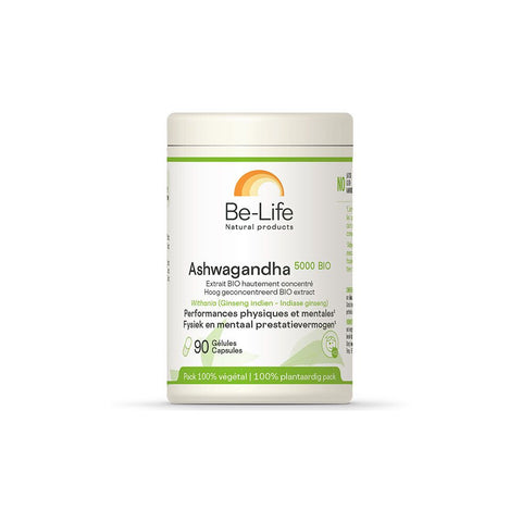 Be-Life Ashwagandha 5000 Bio (90 gélules)