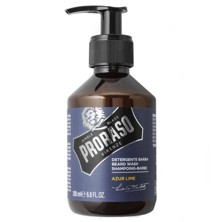 PRORASO Shampoing-Barbe Azur Lime (200 ml)