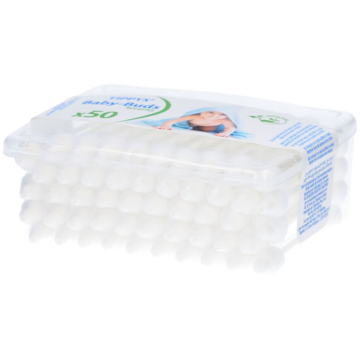 Tippys Baby coton-tiges papier (50 pièces)