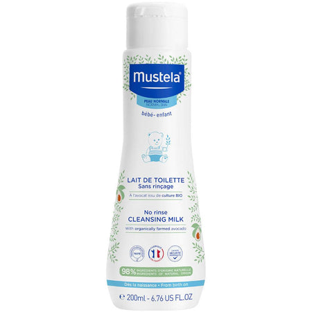 Mustela Lait de Toilette sans Rinçage — 200 ml