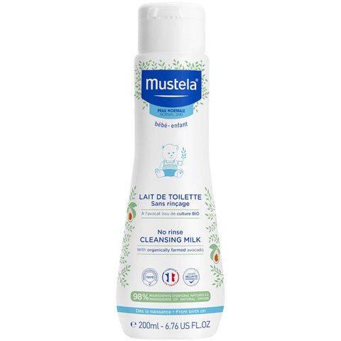 Mustela Lait de Toilette sans Rinçage — 200 ml