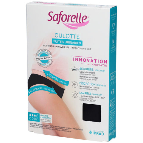Saforelle Culotte Ultra Absorbante Fuites Urinaires Taille 38 (1 pièce)