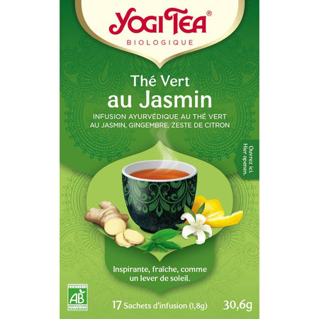 Yogi Tea Thé vert au jasmin (17 sachets)