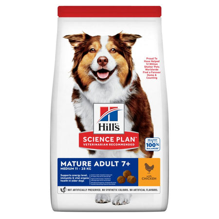 Hill's Science Plan Canine Mature Medium Chien au Poulet (14 kg)